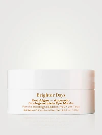 Brighter Days Red Algae + Avocado Biodegradable Eye Masks
