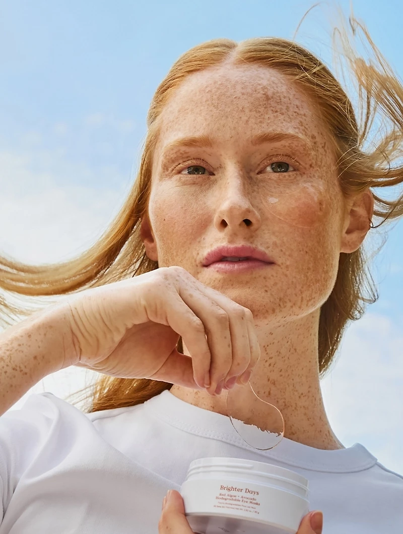 Brighter Days Red Algae + Avocado Biodegradable Eye Masks