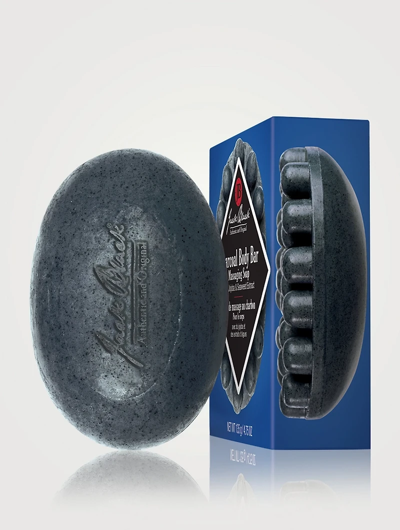 Charcoal Body Bar Massaging Soap