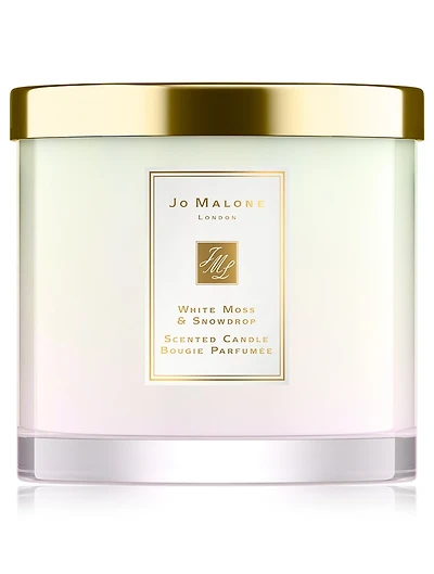White Moss & Snowdrop Deluxe Candle