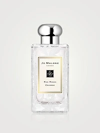 Red Roses Cologne with Daisy Leaf Lace Design