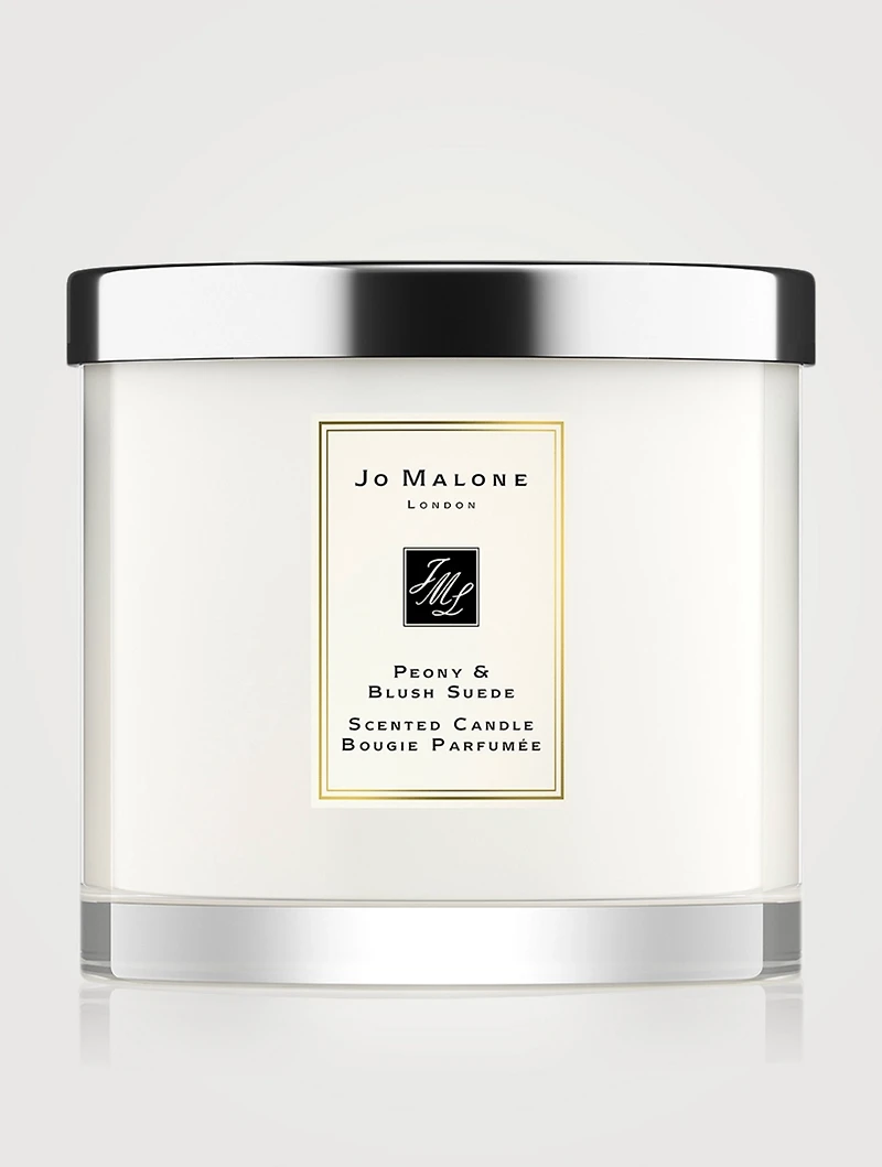 Peony & Blush Suede Deluxe Candle