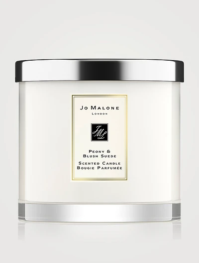 Peony & Blush Suede Deluxe Candle