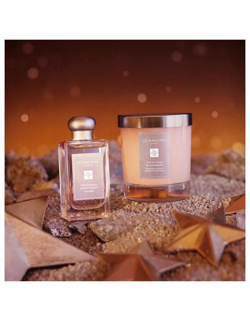 White Moss & Snowdrop Home Candle