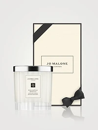 English Pear & Freesia Home Candle – Fluted Glass Edition