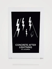 Concrete After Lightning Candle