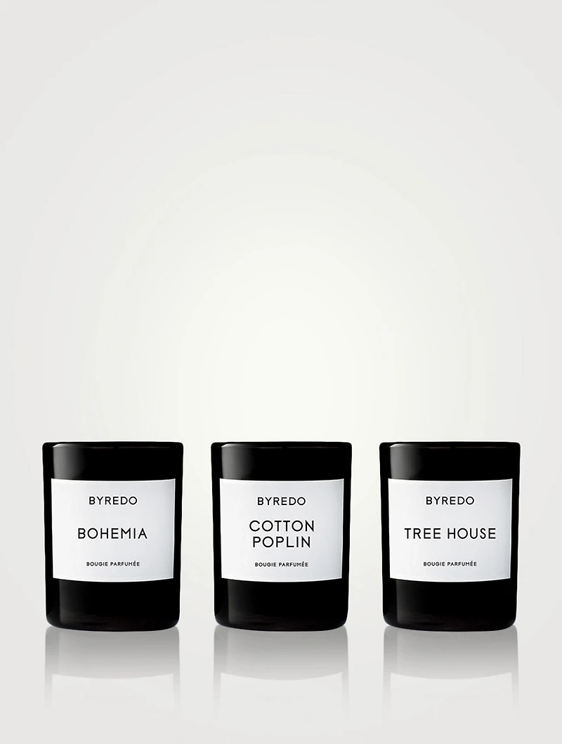 La Sélection Bois Mini Candle Set