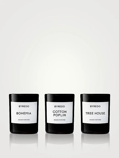 La Sélection Bois Mini Candle Set