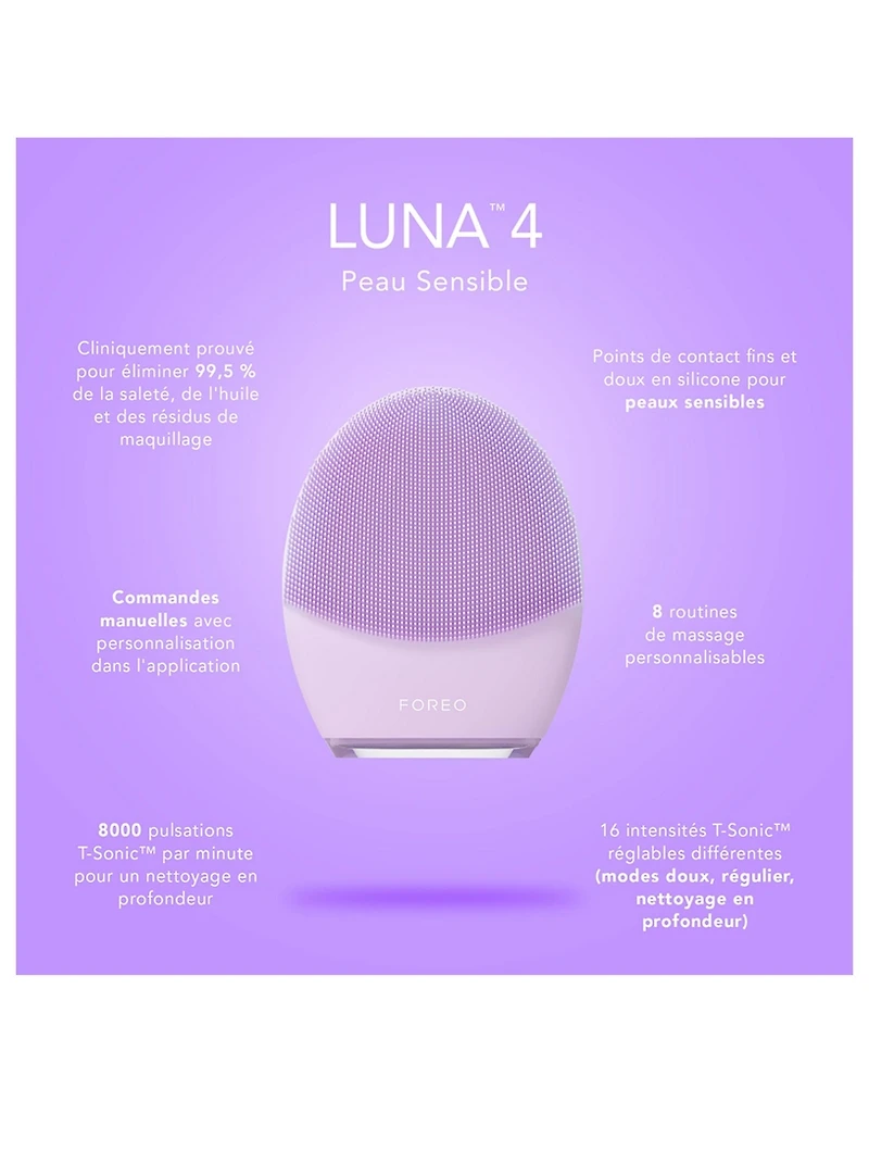 LUNA™ 4 Facial Cleansing & Firming Massage for Sensitive Skin