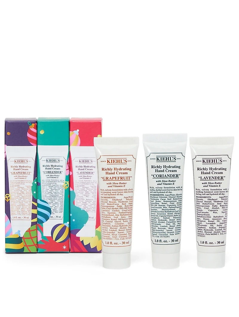 Scented Hand Cream Trio Set - Holiday Edition