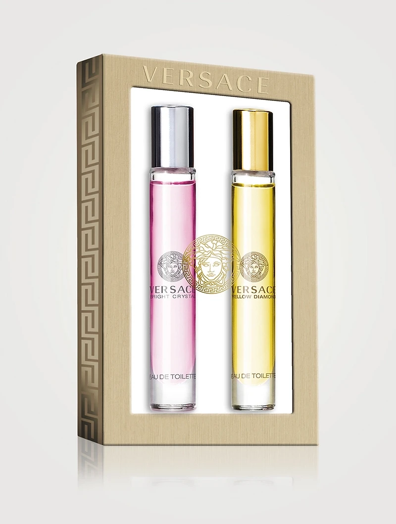 Bright Crystal & Yellow Diamond Travel Set