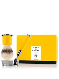 Barbiere Yellow Razor & Brush