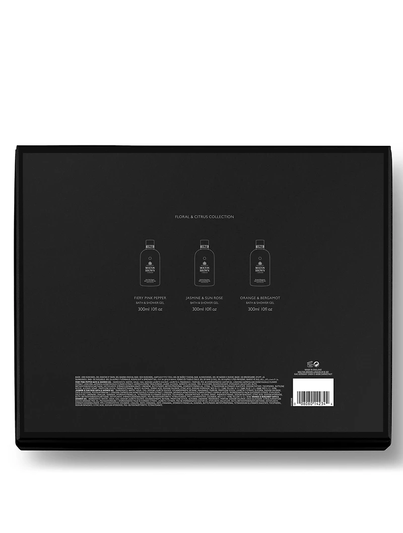 Floral & Citrus Body Wash Trio Gift Set