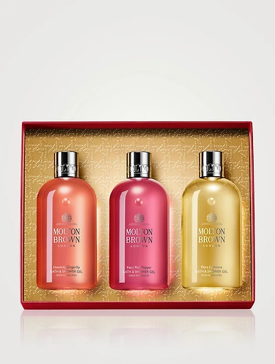 Floral, Spicy Bath & Shower Gel Set
