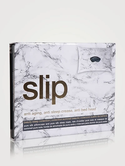 Slip® Charcoal & Marble Beauty Sleep Collection Gift Set