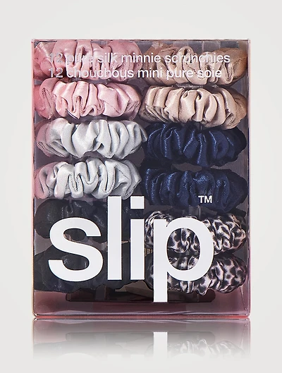 Pure Silk Minnie Scrunchie Set