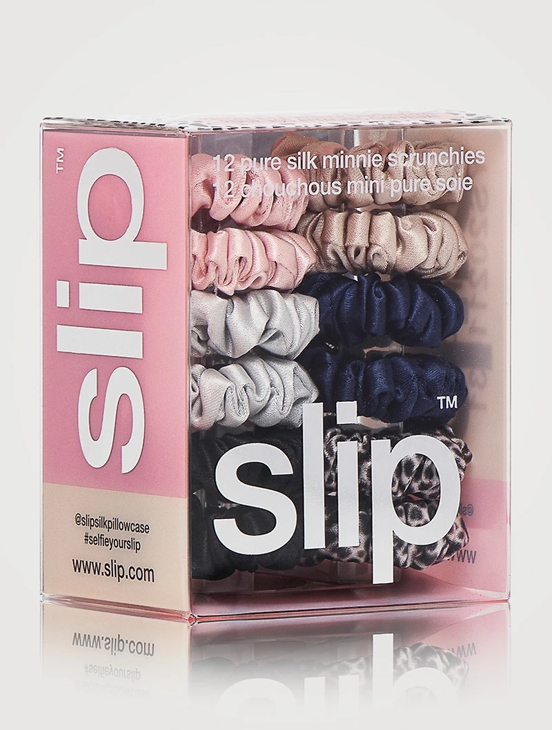 Pure Silk Minnie Scrunchie Set