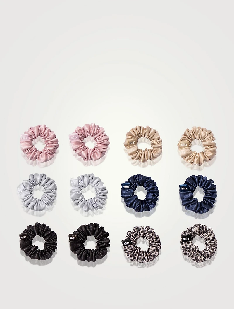 Pure Silk Minnie Scrunchie Set