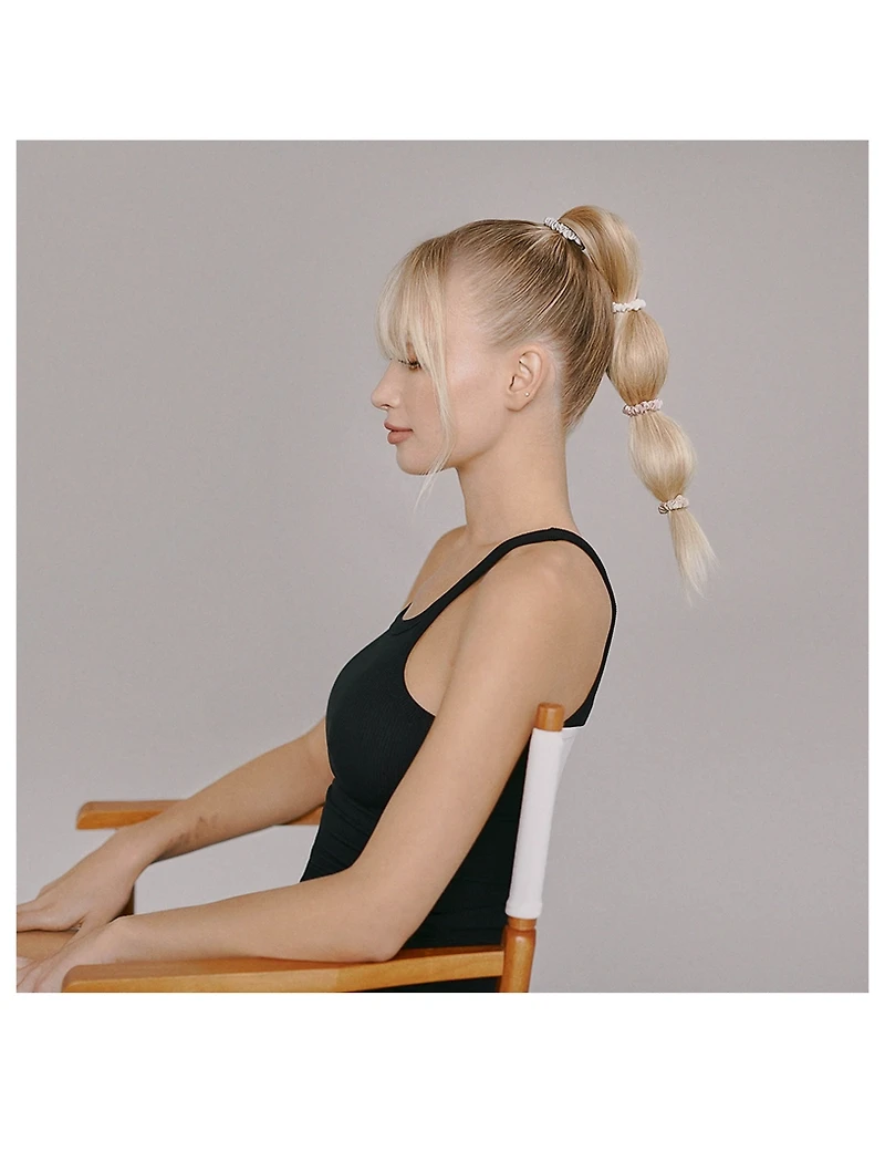 Pure Silk Minnie Scrunchie Set