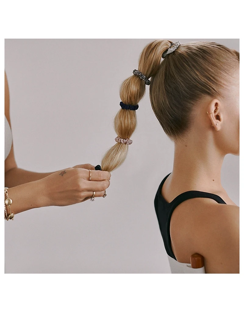 Pure Silk Minnie Scrunchie Set