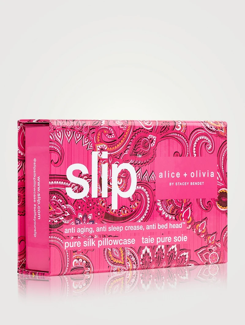 Slip® x Alice + Olivia Pure Silk Queen Pillowcase