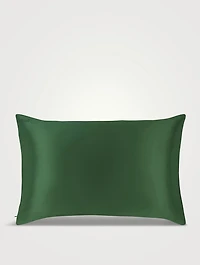 Pure Silk Queen Pillowcase - Moss Green