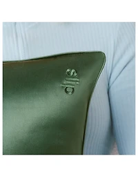 Pure Silk Queen Pillowcase - Moss Green