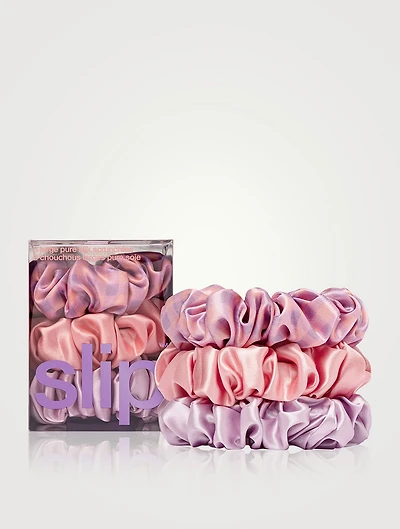Large Pure Silk Scrunchies