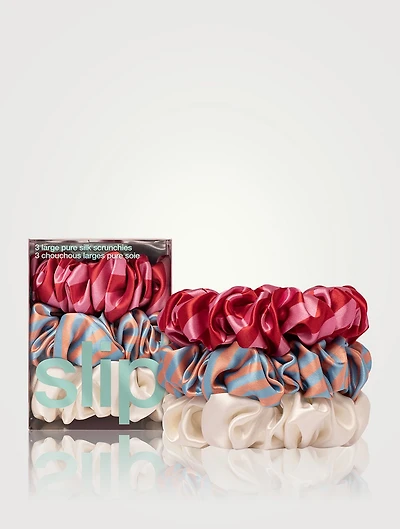 Pure Silk Large Scrunchies - Midsummer