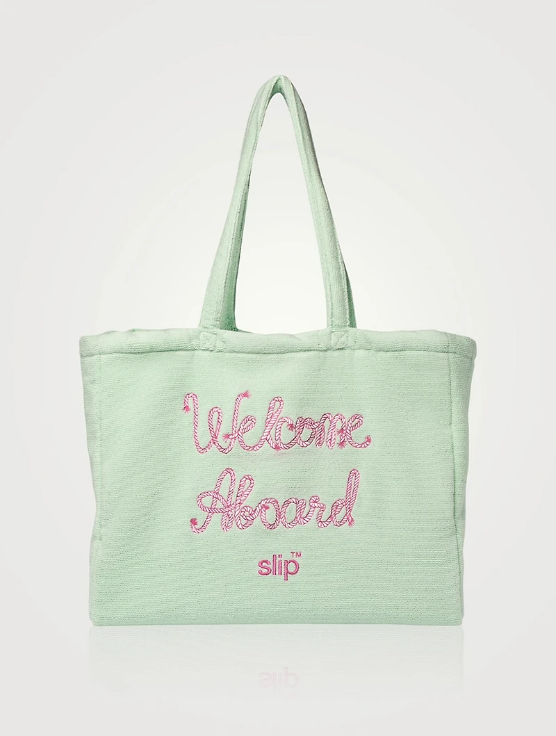 Pure Silk Travel Pillow With Complimentary Beach Bag - Les Vacances