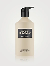 I Don't Know What Body Lotion