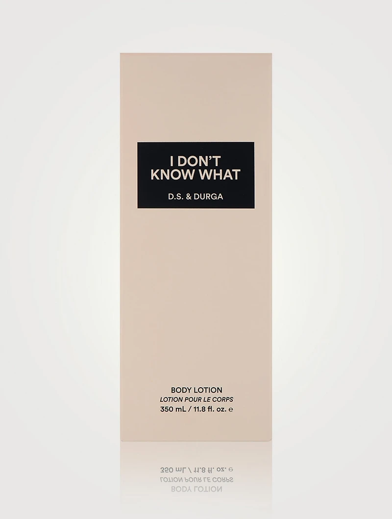 I Don't Know What Body Lotion