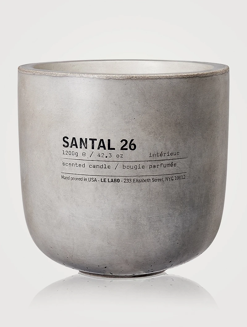 Santal 26 Concrete Candle