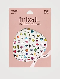 Colour Nail Art Tattoos