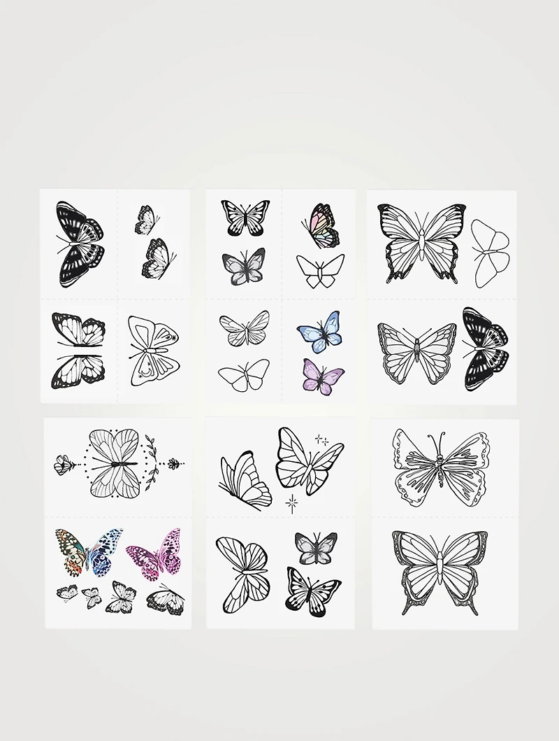Butterfly Dreams Temporary Tattoo Pack