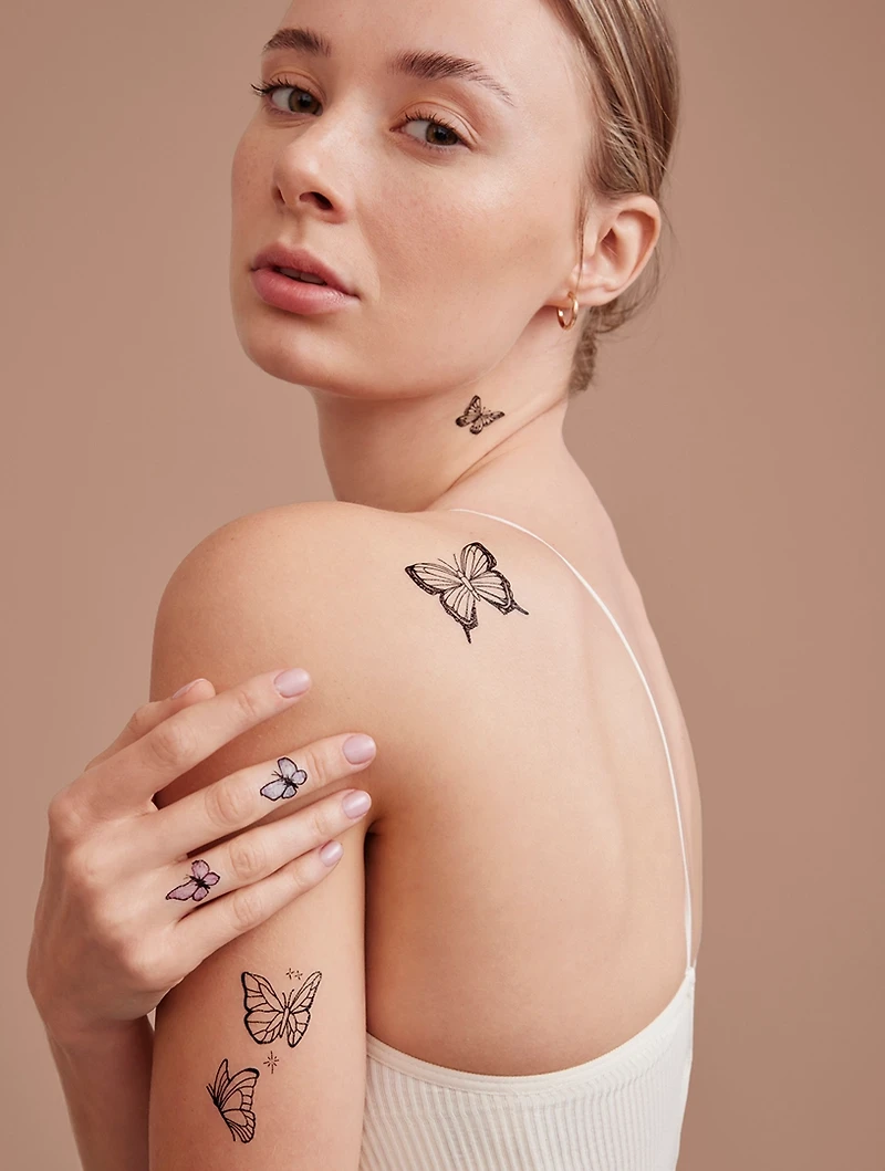 Butterfly Dreams Temporary Tattoo Pack