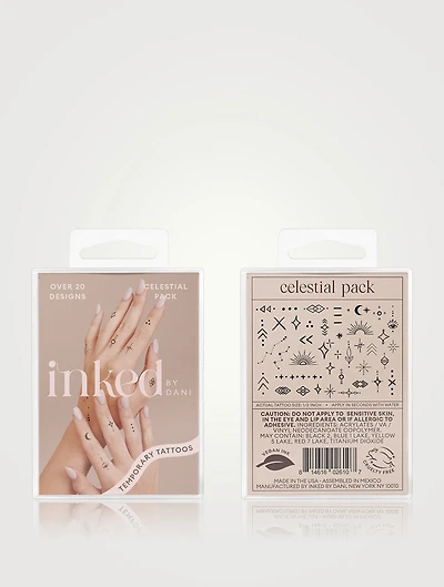 Celestial Temporary Tattoo Pack
