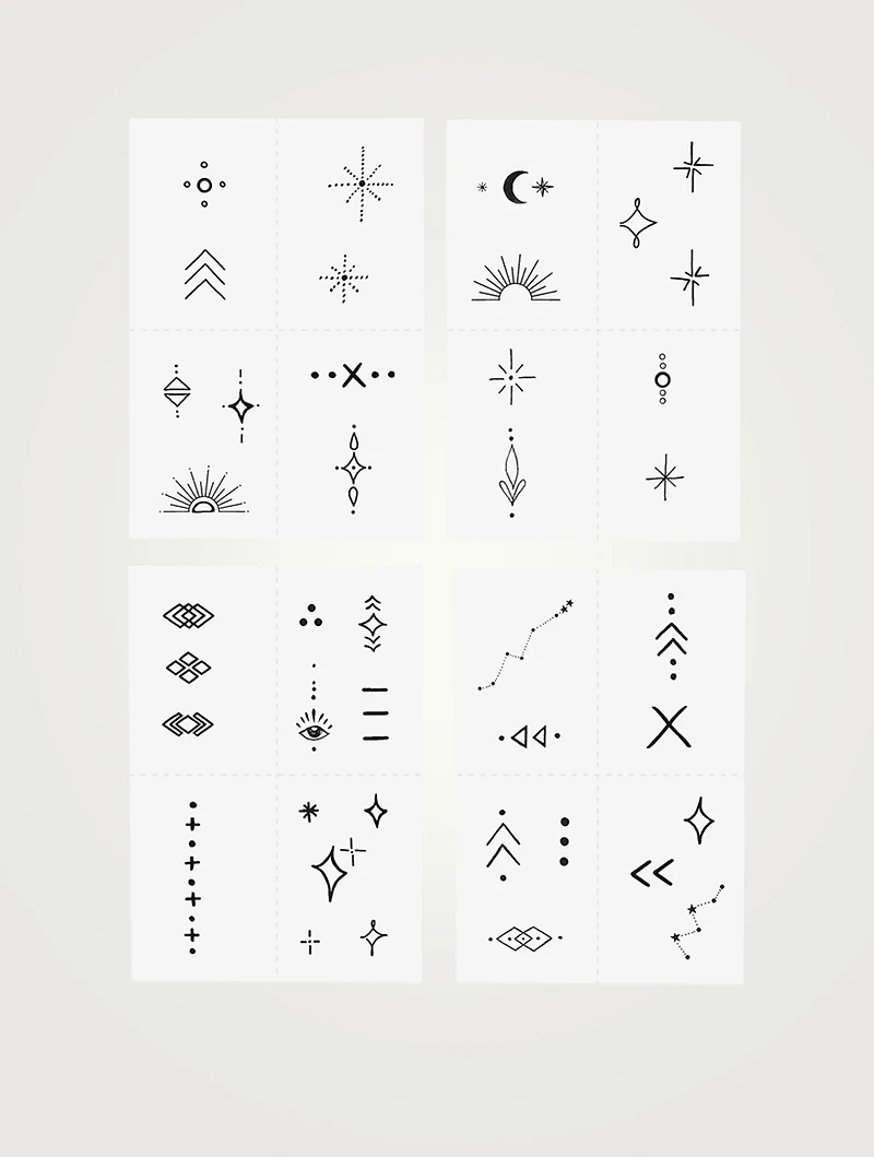 Celestial Temporary Tattoo Pack