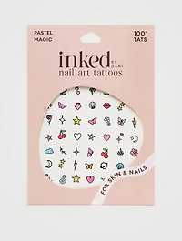 Pastel Magic Nail Art Tattoos