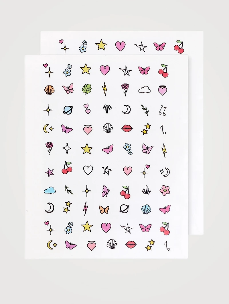 Pastel Magic Nail Art Tattoos