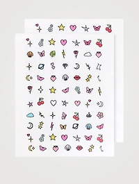 Pastel Magic Nail Art Tattoos