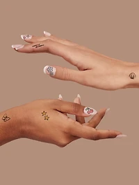 Pastel Magic Nail Art Tattoos