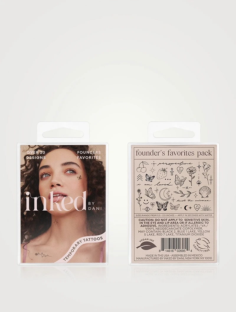 Founder's Favourites Temporary Tattoo Pack