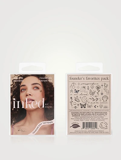 Founder's Favourites Temporary Tattoo Pack
