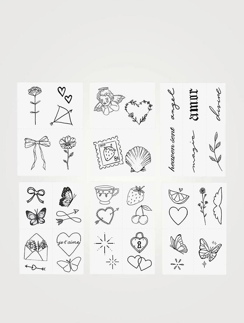 Heaven Sent Temporary Tattoo Pack