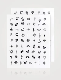 Rebel Nail Art Tattoos