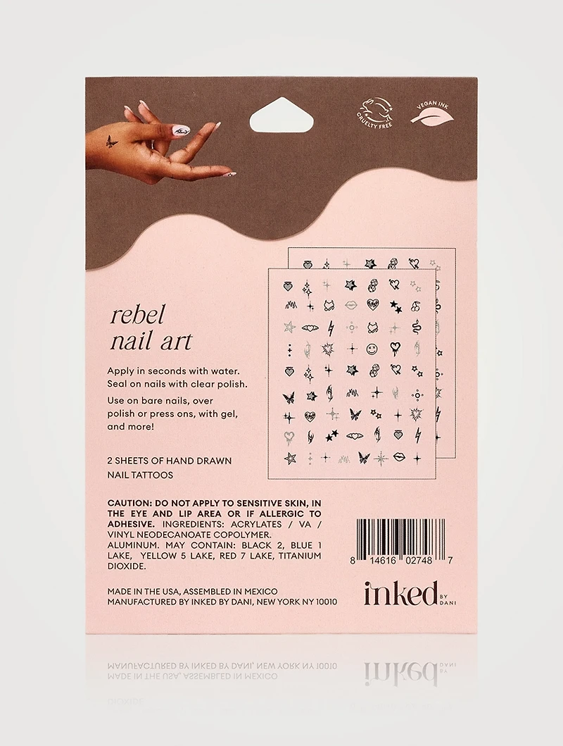 Rebel Nail Art Tattoos
