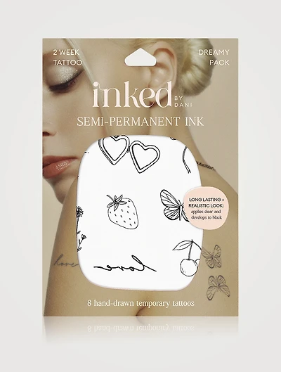 Dreamy Semi-Permanent Tattoo Pack