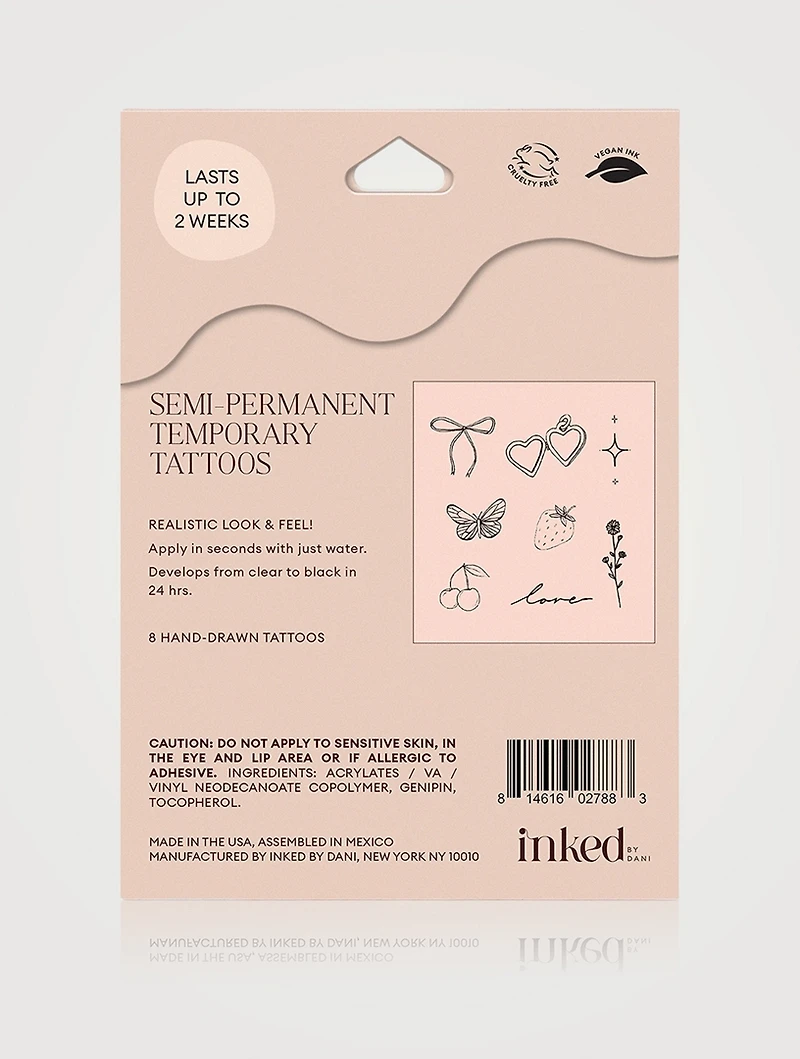 Dreamy Semi-Permanent Tattoo Pack