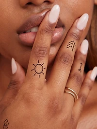 Finger Tats Temporary Tattoo Pack